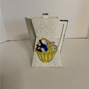 Vintage Speckled Ceramic Art Deco Pitcher